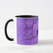 Mug Ciel Violet Corbeau Noir (Gauche)