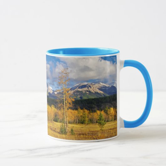 Mug Ciels bleus et nuages au-dessus d'un pré (Droite)