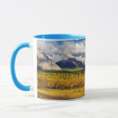 Mug Ciels bleus et nuages au-dessus d'un pré (Gauche)