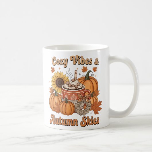Mug Ciels d'automne Chocolat chaud (Droite)