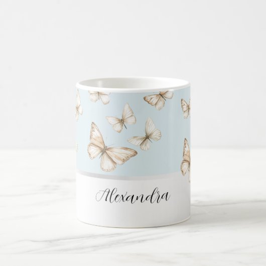 Mug Cieux bleus et papillons  (Centre)