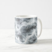 Mug Cieux gris orageux éclair (Devant droit)