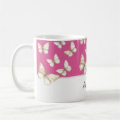 Mug Cieux roses et papillons (Gauche)