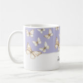 Mug Cieux violets et papillons (Gauche)