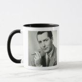 Mug Cigare de tabagisme d'homme d'affaires (Gauche)