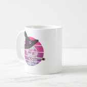 Mug Cigarette Fumant Le Crâne Drôle Et Effrayant (Devant gauche)