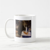 Mug Cigarette Kitten Drôle Fumer Mème Chat Stud Cervea (Gauche)