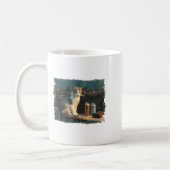 Mug Cigarette Kitten Drôle Fumer Mème Chat Stud Cervea (Gauche)