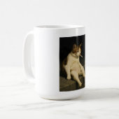Mug Cigarette Kitten Funny Smoking Cat Gen Z Meme (Devant gauche)