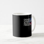 Mug Cigars CHIMPANZEES Armes & Liberté (Devant droit)