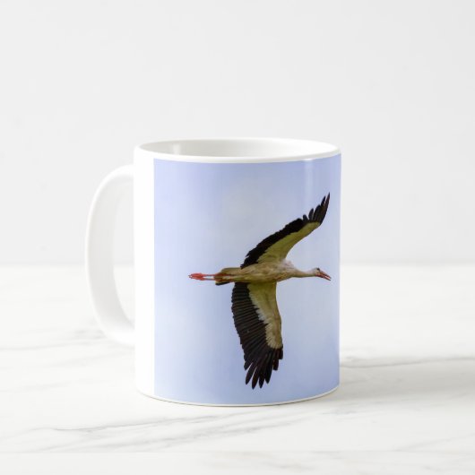 Mug cigogne blanche européenne (Devant gauche)