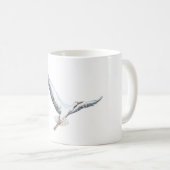 Mug cigogne blanche volant (Devant droit)