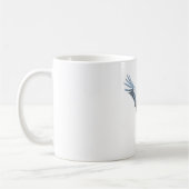 Mug cigogne blanche volant (Gauche)