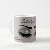 Mug Cils - argent de gris de Smokey (Devant gauche)