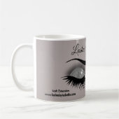 Mug Cils - argent de gris de Smokey (Gauche)