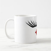 Mug Cils et concepteur chics féminins Artsy de lèvres (Gauche)