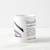 Mug cils longs de l'oeil pourpre Icône d'extension Las (Centre)