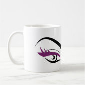 Mug cils longs de l'oeil pourpre Icône d'extension Las (Gauche)