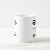 Mug cils, maquillage, mascara, cadeau pour les filles (Centre)