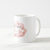 Mug Cils Nuage Rose Bonheur (Devant droit)