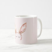 Mug Cils Oreilles de Lapin Rose (Devant droit)