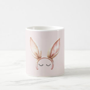 Mug Cils Oreilles de Lapin Rose