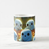 Mug Cimetière de nuit éffrayante mignonne Fantôme d'Ha (Centre)