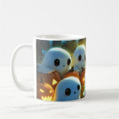 Mug Cimetière de nuit éffrayante mignonne Fantôme d'Ha (Gauche)