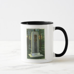 Mug Cimetière de Woodlawn, scène de pierre tombale de