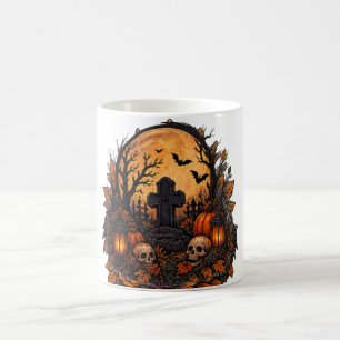 Mug Cimetière gothique hanté au clair de lune Hallowee
