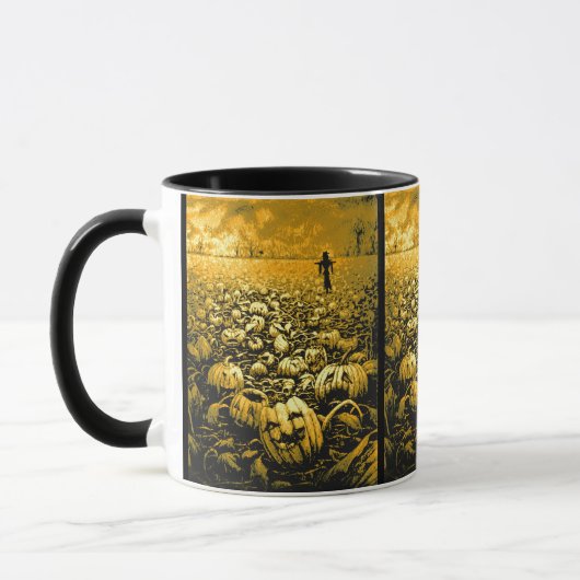 Mug cimetière Jack O'Lantern (Gauche)