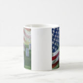 Mug Cimetière national d'Arlington, drapeau américain (Centre)