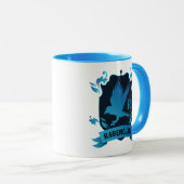 Mug Cimier de maison ORNÉ RAVENCLAW™ (Devant droit)