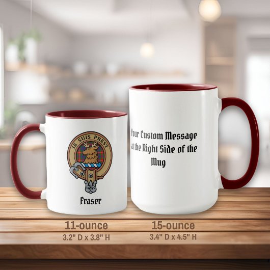 Mug Cimier du clan Fraser de Lovat