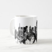 Mug Cincinnati Ohio Skyline BW (Devant gauche)