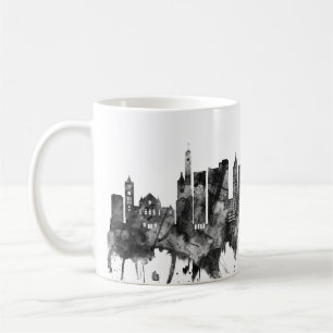 Mug Cincinnati Ohio Skyline BW
