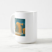 Mug Cincinnati, Ohio | Terminal Union historique (Devant gauche)