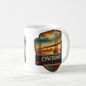 Mug Cincinnati, Ohio | VINTAGE (Devant droit)