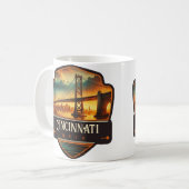Mug Cincinnati, Ohio | VINTAGE (Devant gauche)