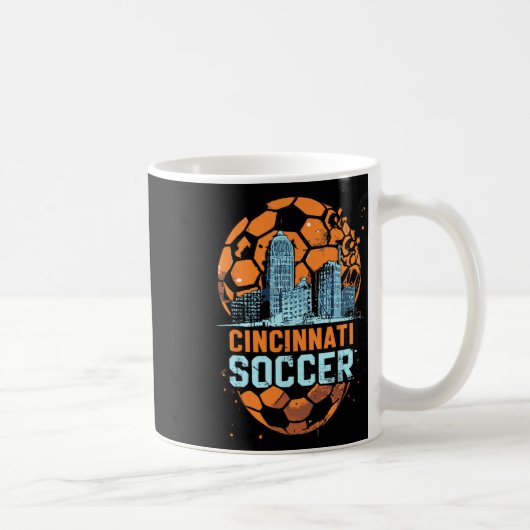 Mug Cincinnati Soccer City Skyline Cool Cincy 513  (Droite)