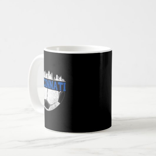 Mug Cincinnati Soccer Distressed Cincy nati (Devant gauche)