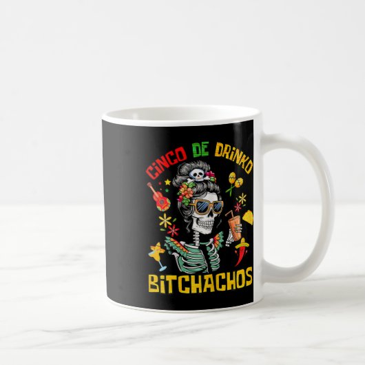 Mug Cinco De Drinko Achos Cinco De Mayo Boire (Droite)