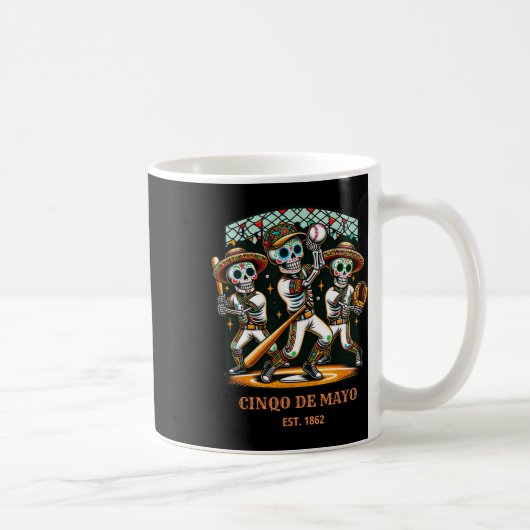 Mug Cinco De Mayo Bysebyll Skeletons (Droite)