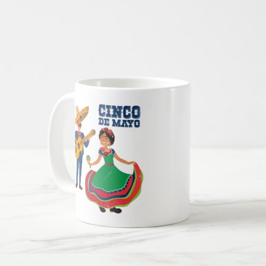 Mug Cinco de mayo cactus - Cinco De Mayo (Devant gauche)