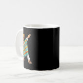 Mug Cinco de Mayo Dabbing Poncho Sombrero Amusant mexi (Devant gauche)