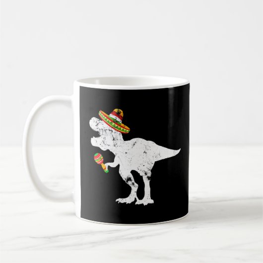 Mug Cinco De Mayo Dinosaur Sombrero Costume Pour Homme (Gauche)