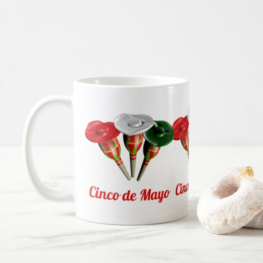 Mug Cinco de mayo, fiesta mexicaine (Avec donut)