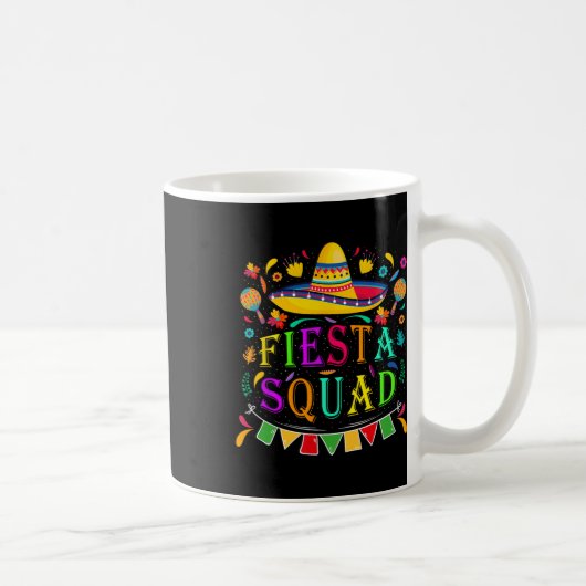 Mug Cinco De Mayo Fiesta Squad Parti Mexicain Cinco De (Droite)