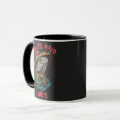 Mug Cinco de Mayo Iguana portant Sombrero & Serape (Devant gauche)