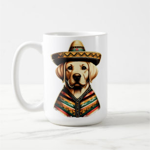 Mug Cinco De Mayo Labrador Retriever Poncho Sombrero